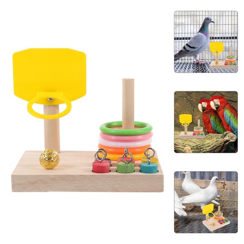 Bird training toy wooden - training,