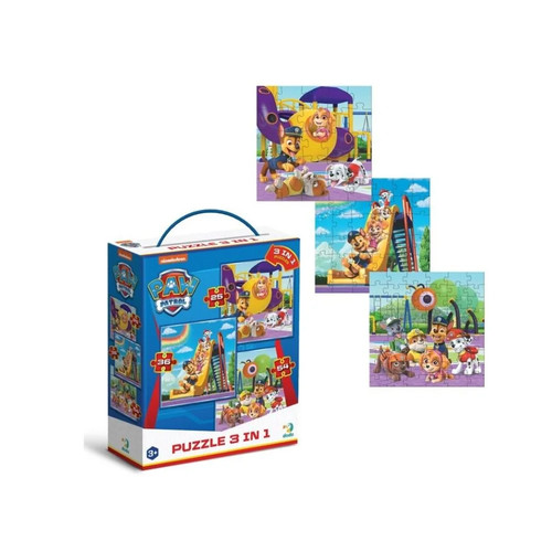 Puzzle 3in1 paw - puzzle, the