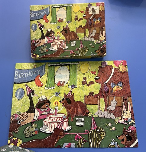Vintage playground jigsaw - vintage,