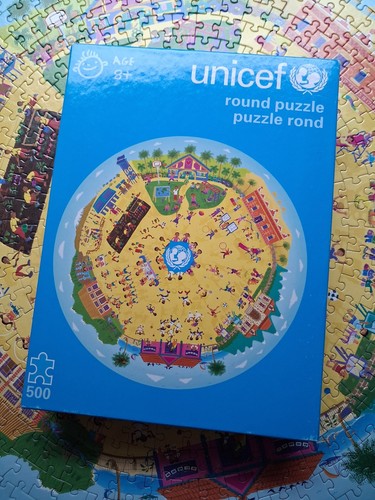 Unicef round 500 piece - round,