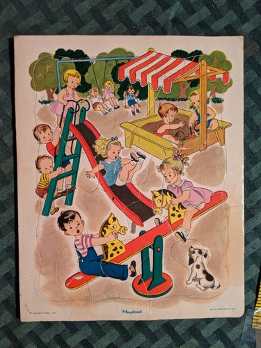 Vintage jigsaw puzzle - vintage,