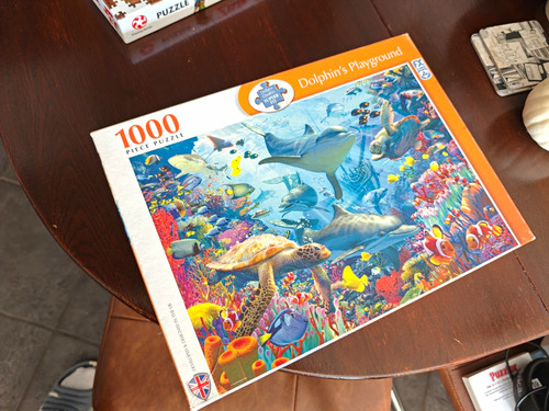Jigsaw dolphin playground - jigsaw,