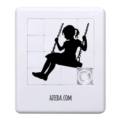 Girl swing sliding - on, a