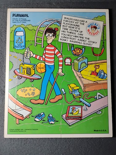 Vintage playskool where - vintage, where's